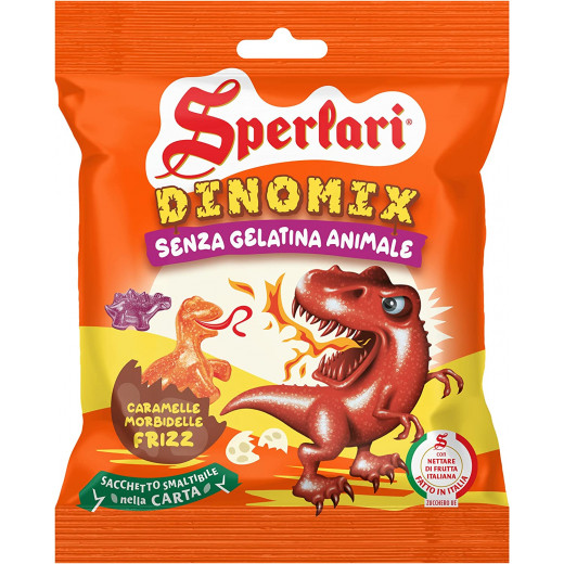 Sperlari Kids Dinomix Soft and Sparkling Fruit Candies , 50g