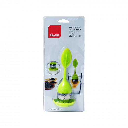 Ibili Leaf Tea Infuser, Green, 16cm