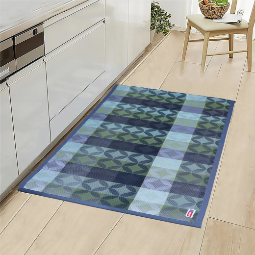 ARMN Lux Kitchen Rug, Green & Brown Color, 60*100