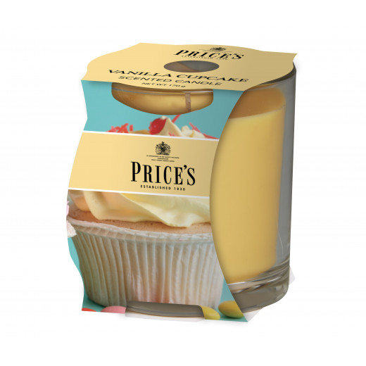 Price's Scented Candle Tin, Vanilla Cupcake