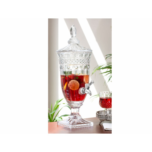 Madame Coco Laurent Glass Beverage Dispenser - 1.8 lt