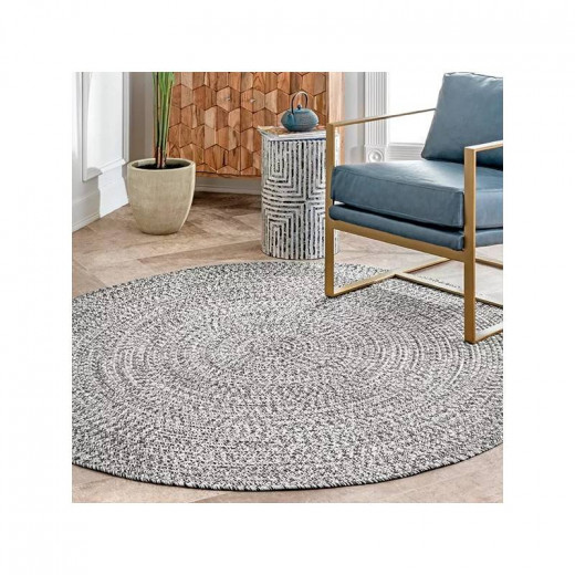 Nova Home Nexa Hand Woven Rug 100% Cotton, Grey Color, 180cm