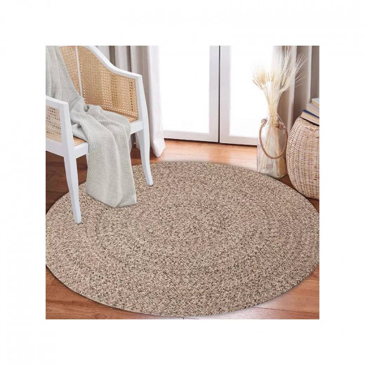 Nova Home Nexa Hand Woven Rug 100% Cotton, Beige Color, 90cm