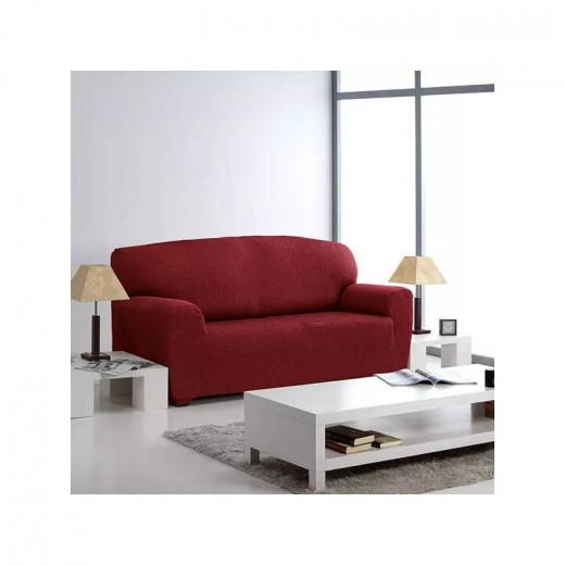 Nueva Textura "Diamante" Sofa Cover 4 Seats, Red Color