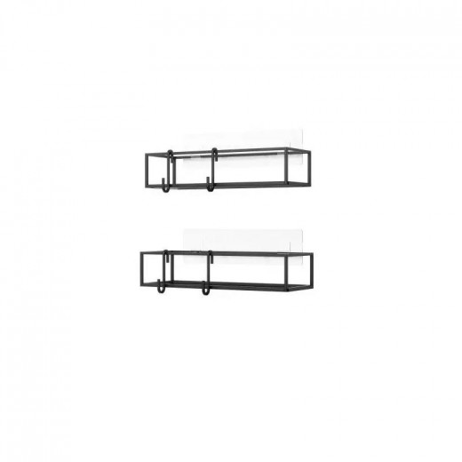 Umbra Umbra Cubiko Shower Shelf, Metal - Black