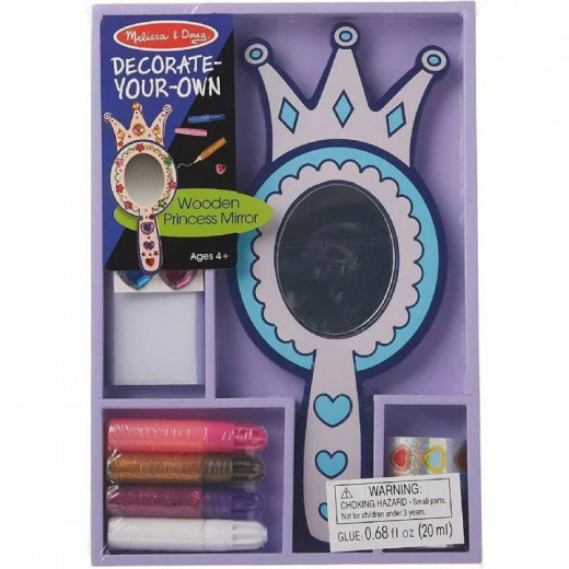 Melissa & Doug Decorate Your Own Princess Mirror