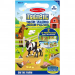 Melissa & Doug Take Along Magnetic Jigsaw Puzzles - The Farm