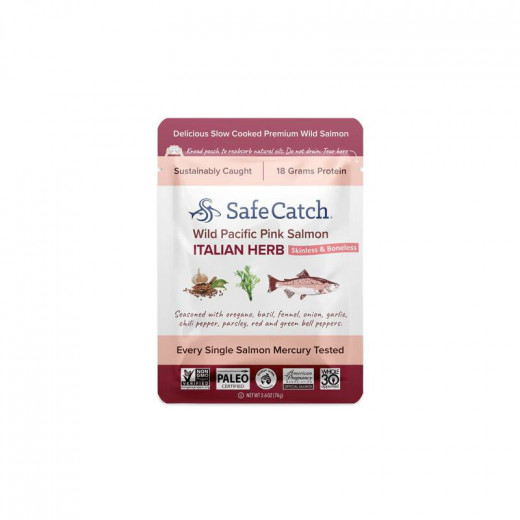 Safe Catch Wild Pacific Pink Salmon Italian Herb