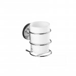 Wenko Milazzo Vacum-Loc Tumbler, Chrome, White