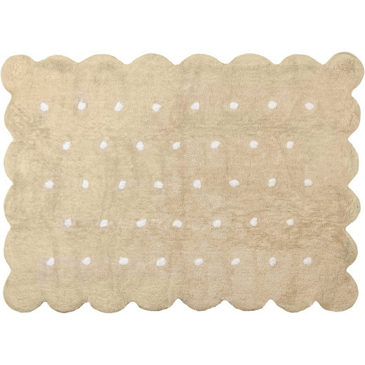 Aratextile Cotton Children's Rug, Cookie Design, 120 x 160 Cm