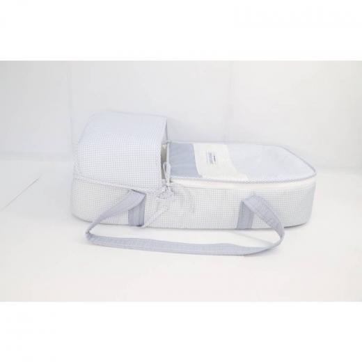 Cambrass Carry Cot Hood Vichy, Blue Color