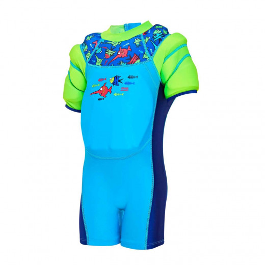 Zoggs Water Wings Float Suit, Blue