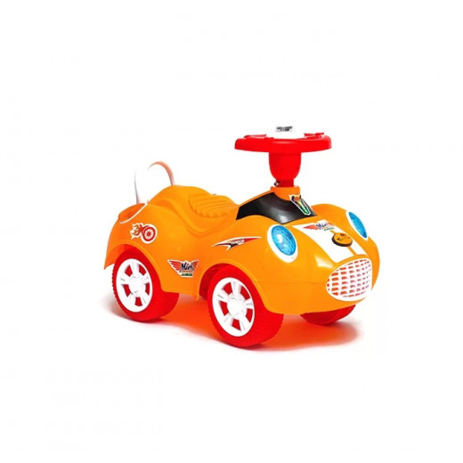 سيارة ركوب ميني كوبر جونيور للاطفال, باللون البرتقالي من هوم تويز