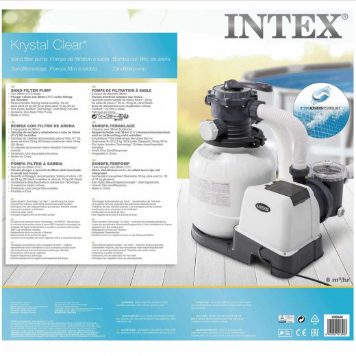 Intex Krystal Clear Sand Filter Pump 6000 l/h