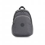 Kipling Delia Medium Backpack with Front Pocket and Top Handle, Grey Color