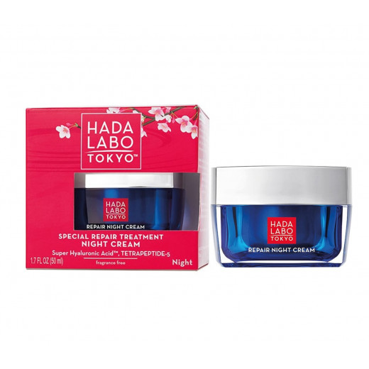 Hada Labo Red Line Night cream - Special repair treatment 50 ml