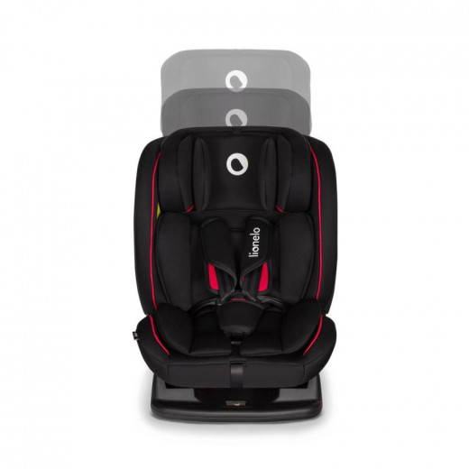 Lionelo Aart Black Carbon Red – child safety seat 0-36 kg