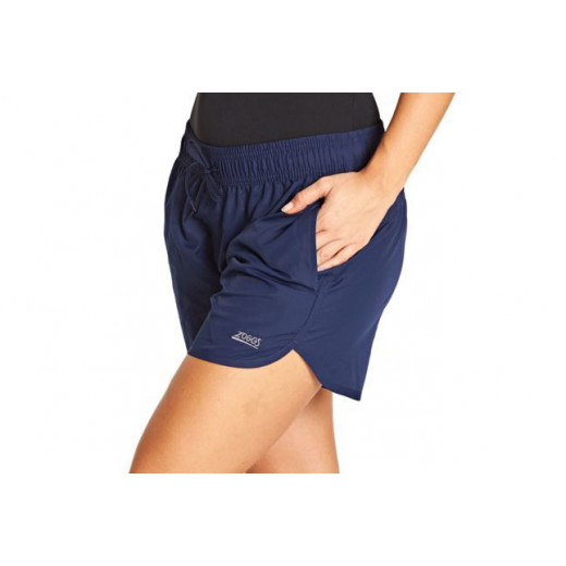 Zoggs Swimming Indie Shorts For Women, Navy Blue Color