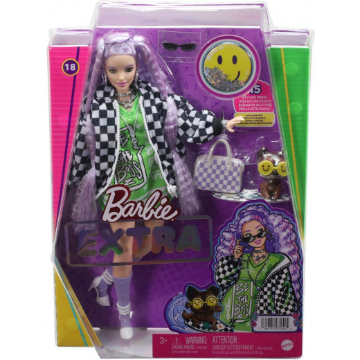 Barbie Extra Doll with Racecar Jacket