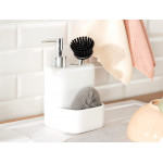 Madame Coco Andre Lotion Dispenser With Brush, White Color