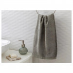 English Home Leafy Bamboo Face Towel, Grey Color, 50*90 Cm