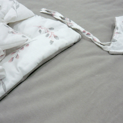 بطانية قماط لحديثي الولادة علا, باللون الرمادي من الماليللا