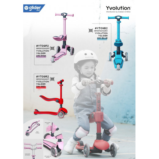 Yvolution Y Glider 2in1 , Purple Color
