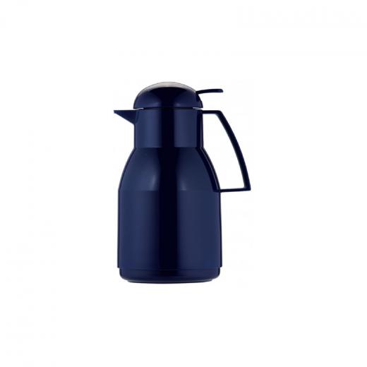 Helios Top Push Vacuum Jug, Dark Blue, 1L