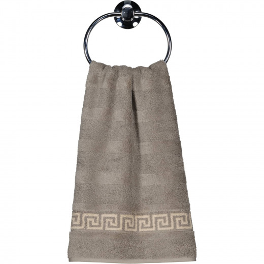 Cawo Noblesse Hand Towel, Beige Color, 50*100 Cm