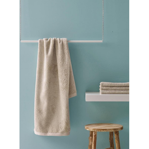 Aquanova London Aquatic Bath Towel, Beige Color, 100*150 Cm