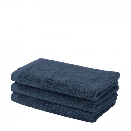 Aquanova London Aquatic Guest Towel, Navy Blue Color, 30*50 Cm