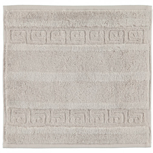 Cawo Noblesse Uni Washcloth, Light Grey Color, 30*30 Cm