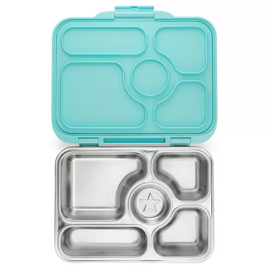 Bento Box Lunch Box Stainless Steel Leakproof, Turquoise Color