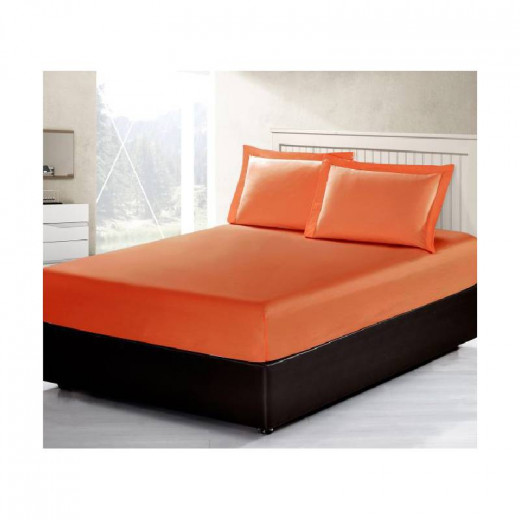 ARMN Vero, Single Fitted Sheet, Orange, 2 pieces