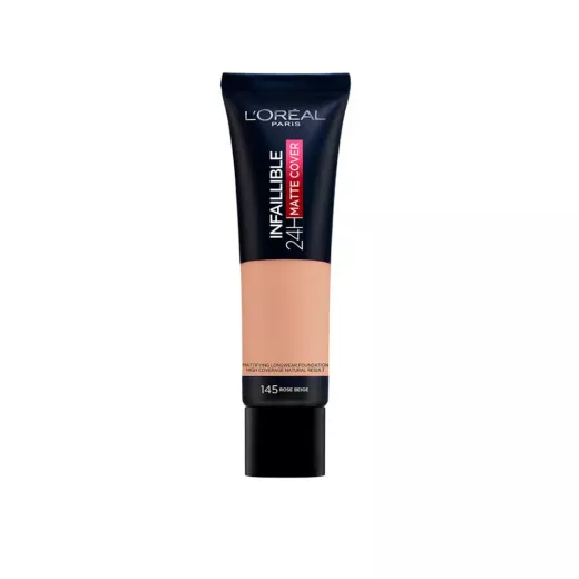 L'Oreal Paris Foundation, Matte Cover 145 Rose Beige