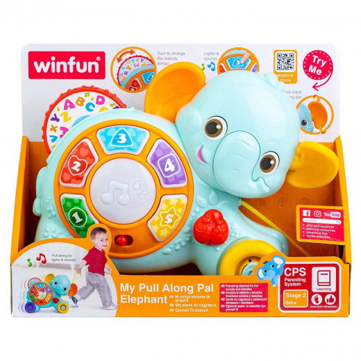 Winfun Pulling Elephant Baby Toy