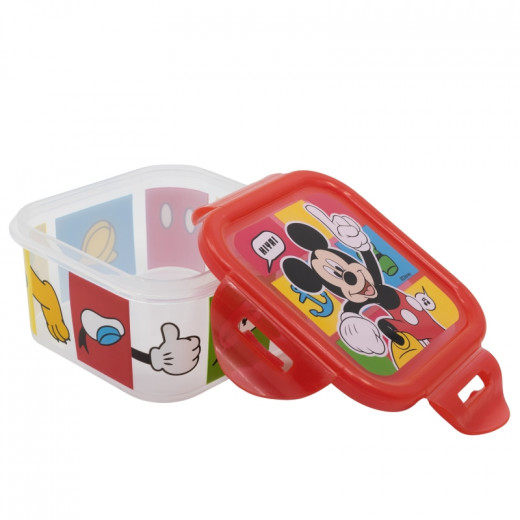 Stor Square Hermetic Food Container 290 Ml Mickey Mouse Better Together