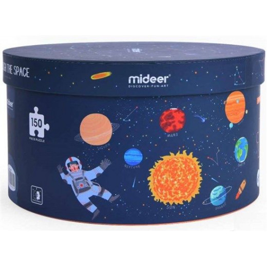 Mideer 150 PieceRound Puzzle Wandering Through Space