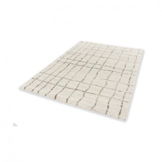 Astra Savona Rug, Grid Cream Color, 80x150cm