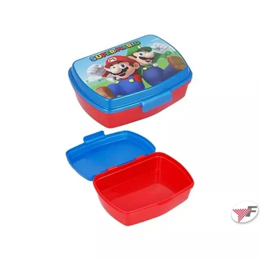 Stor Funny Sandwich Box Super Mario