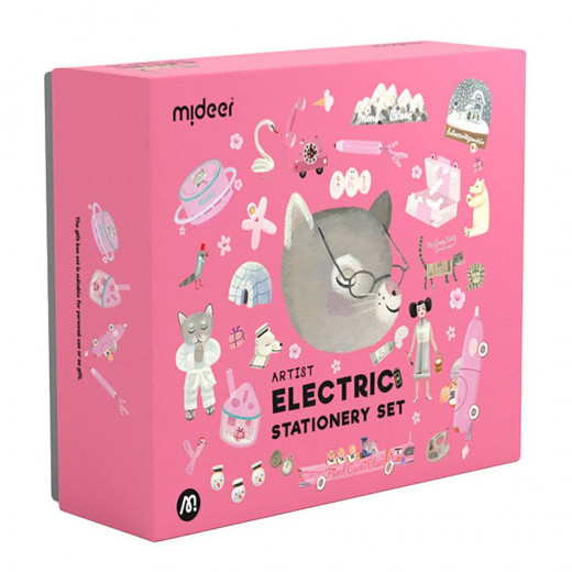 Mideer Electric Stationery Set - Artist (Pink)