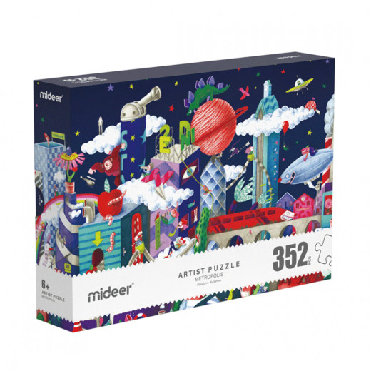 Mideer Artist Puzzle Metropolis, 352 Pieces