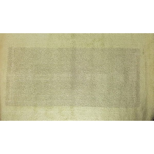 Fazzini Cotton Bath Rug, Light Green Color, 60x110cm