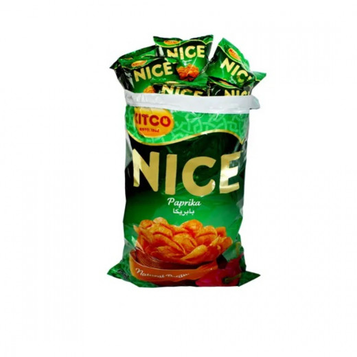 Kitco Nice Potato Chips Paprika, 21 Pieces,14 Gram