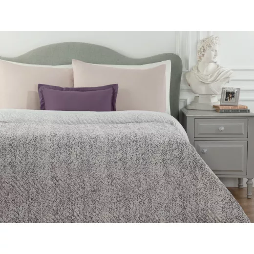 MadameCoco Silana Multi-Purpose Bedspread, Single Size, Plum Color