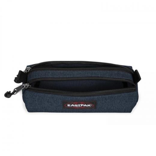 Eastpak Double Benchmark Pencil Case, Dark Blue Color