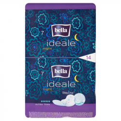 Bella Ideale Sanitary Pads Night Stay Drai, 14 Pieces