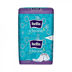 Bella Ideale Sanitary Pads Night Stay Softi,14 Pieces