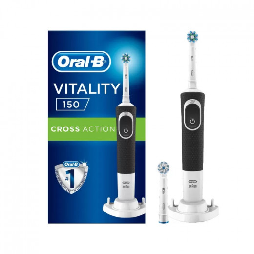 Oral-B Vitality 150 CrossAction Black Electric Rechargeable Toothbrush