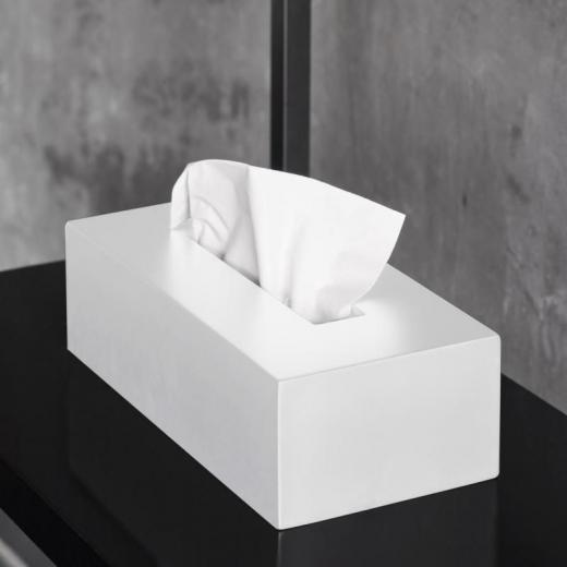 Aquanova Moon Tissue Box - White